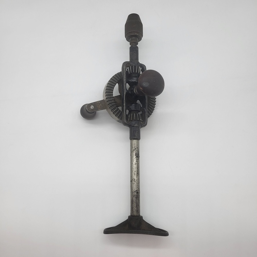 Vintage "Eggbeater" Hand Drill Brace Wood Working Tool Hand Crank
